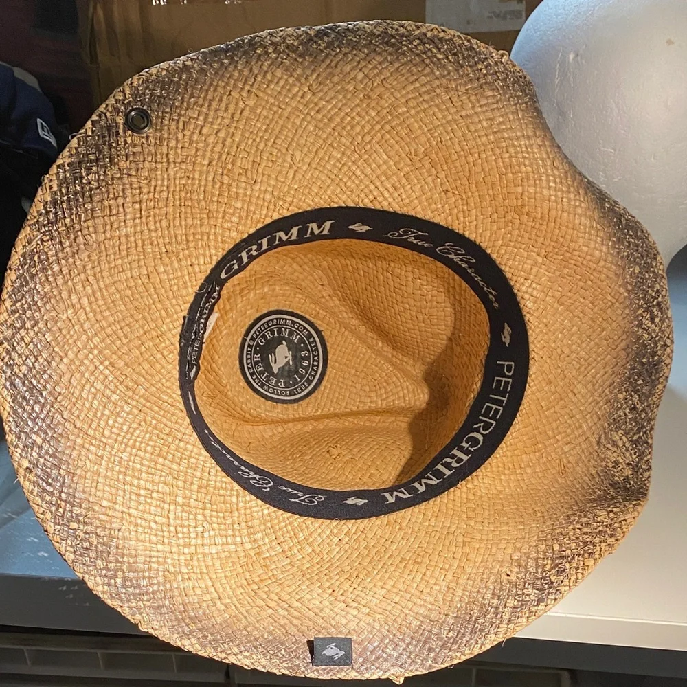 Peter Grimm Distressed Brown Bret Cowboy Hat - Picture 4 of 5